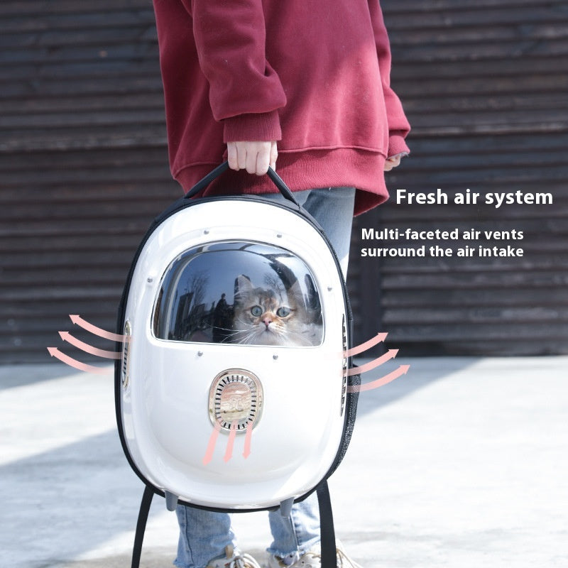 Pet Backpack Astronaut Bag With Heating And Ventilation