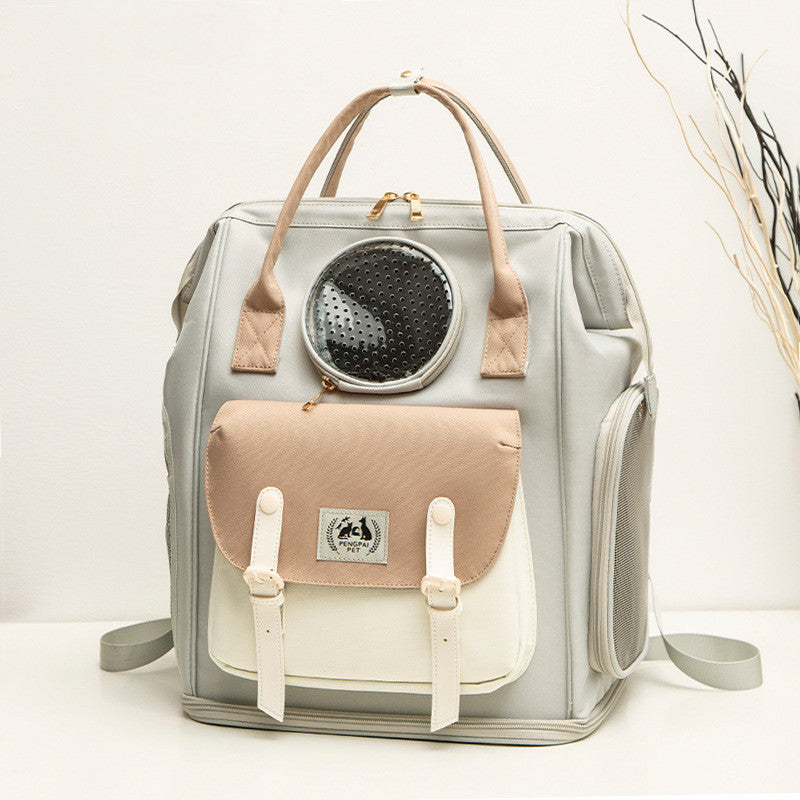 Large Capacity Breathable Portable Pet Backpack