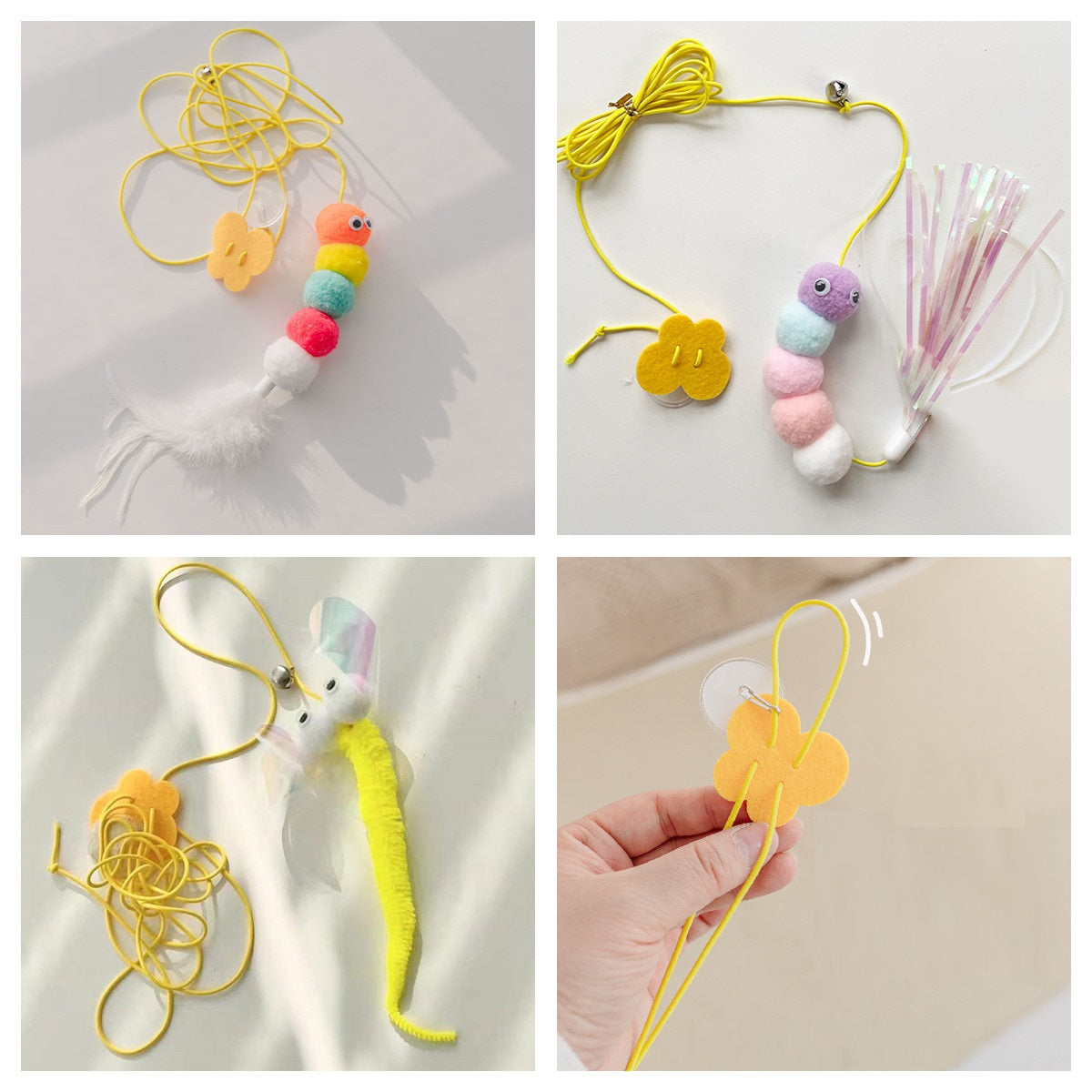 Interactive Telescopic Rope Mouse Toy