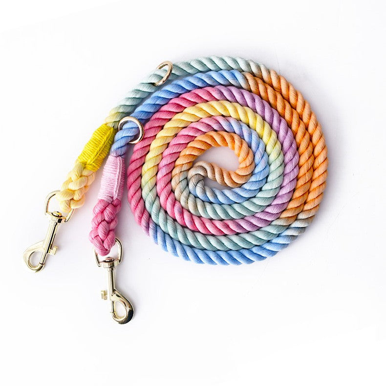 Multi Functional Dual Head Pet Leash Adjustable Durable