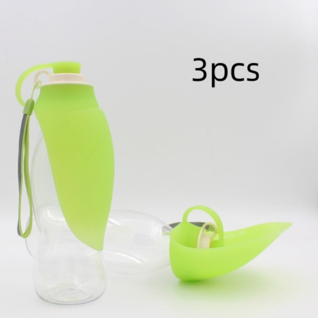 Portable Leakproof Pet Water Dispenser with Bowl