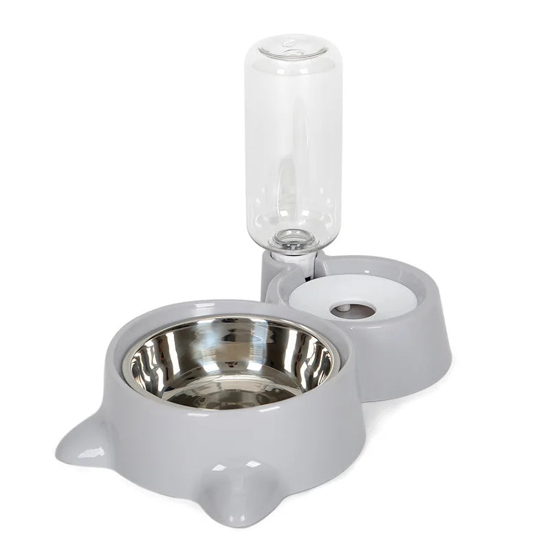 Automatic Pet Food and Water Dispenser Bowl