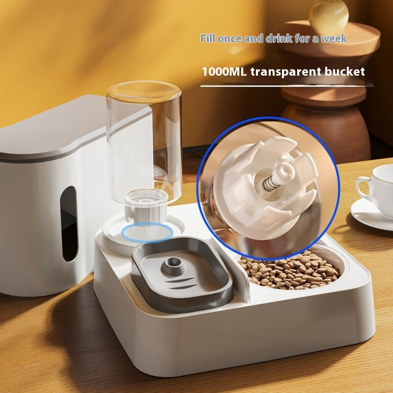 Automatic Double Pet Feeder and Water Dispenser