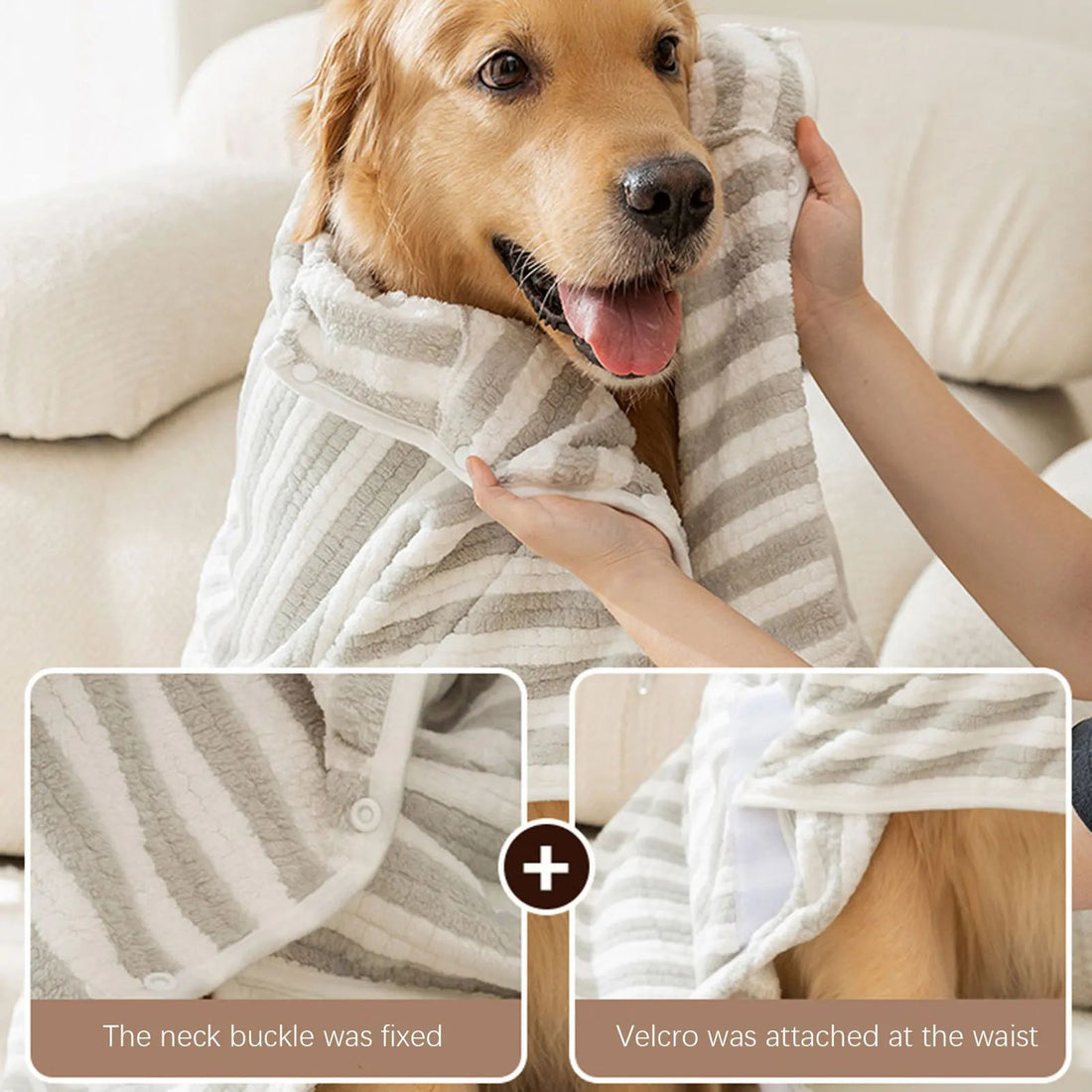 Ultra-Absorbent Quick-Dry Pet Bath Towel for All Sizes