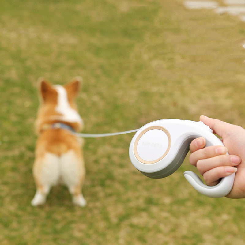 Automatic Retractable Pet Leash Durable Adjustable Design