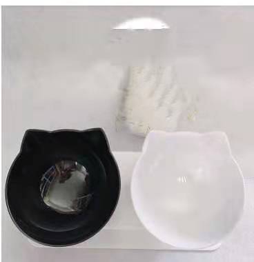 Non-Slip Elevated Double Pet Bowl for Spine Protection
