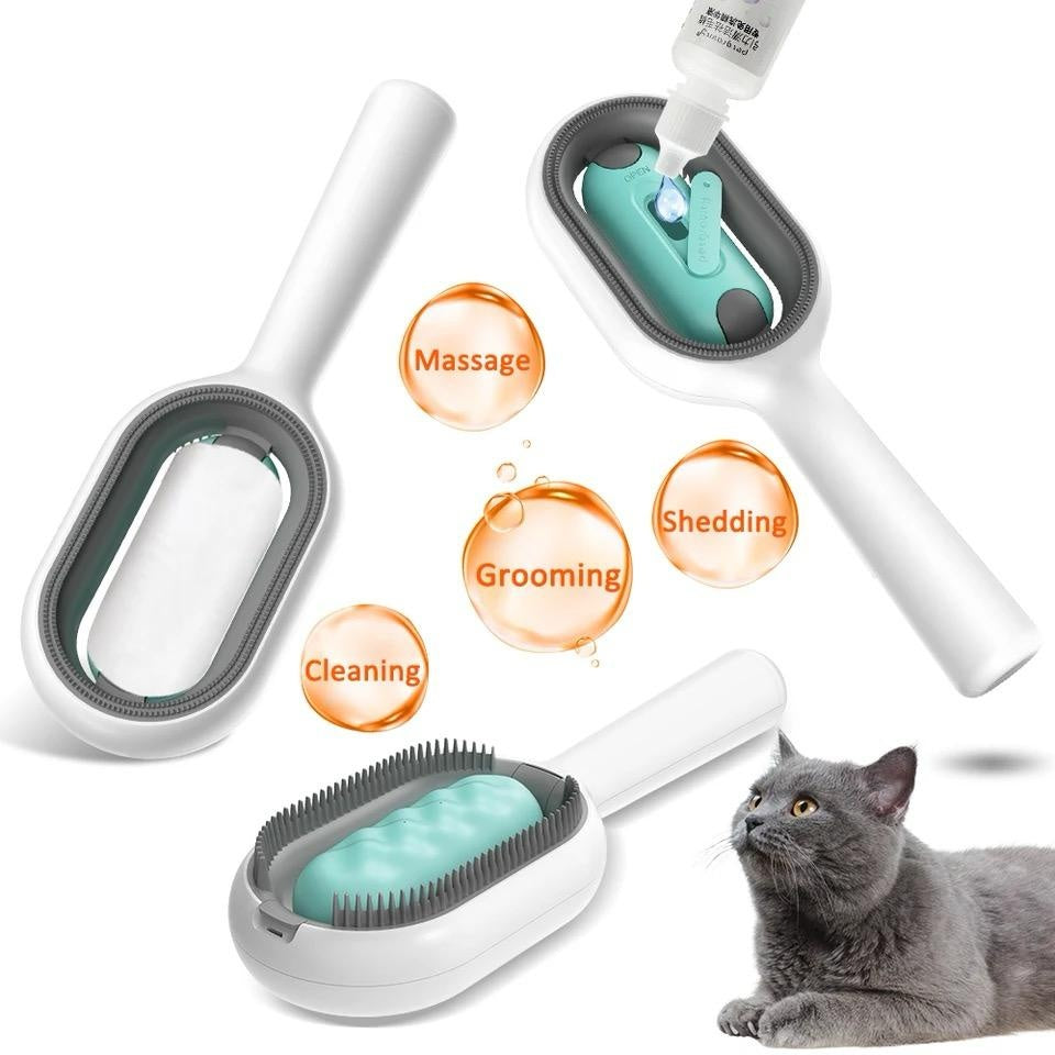 Pet Dematting Grooming Brush for Hair and Fur Removal