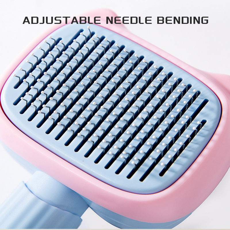 Pet Deshedding and Dematting Grooming Brush for All Breeds