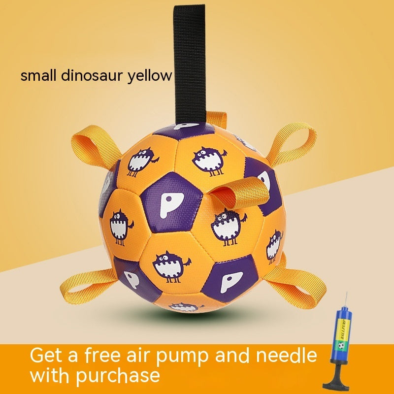 Interactive Soccer-Style Chew Ball Toy for Pets