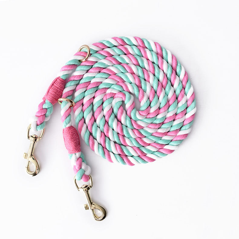 Multi Functional Dual Head Pet Leash Adjustable Durable