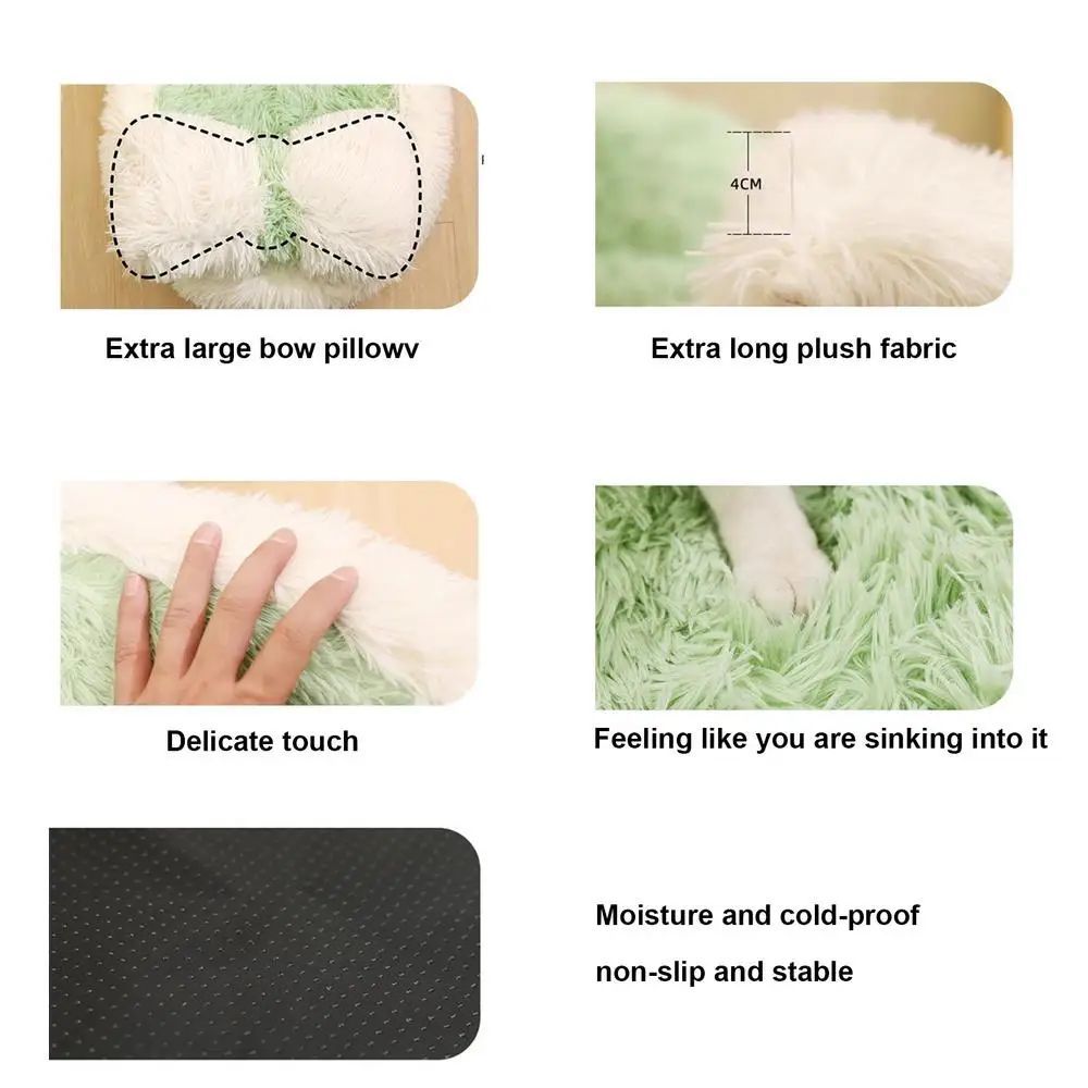 Fluffy Anti-Slip Small Animal Sleeping Nest for Winter
