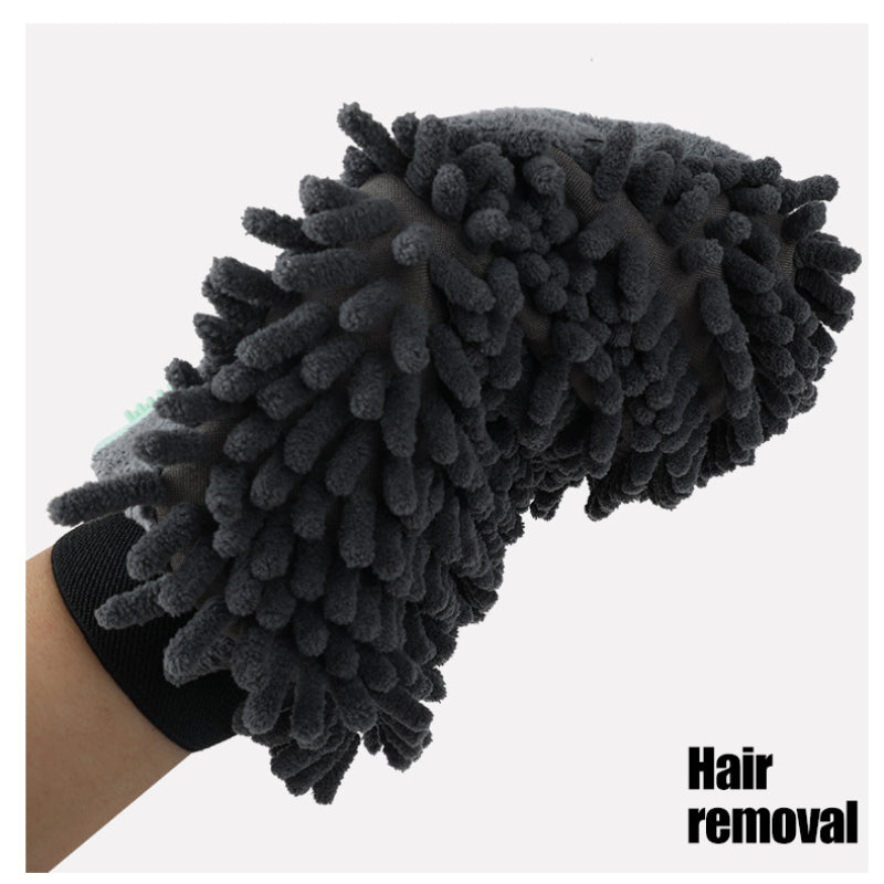 2-in-1 Pet Grooming Glove Brush for Bathing and Massage