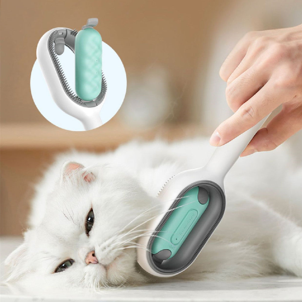 Pet Dematting Grooming Brush for Hair and Fur Removal